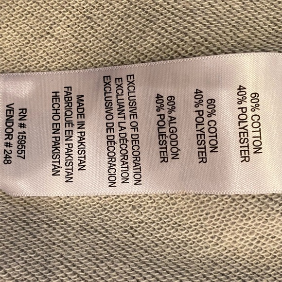 Ben Sherman Signature Organic Cotton Target Sweatshirt - Steel / Mens Size M - Picture 9 of 11